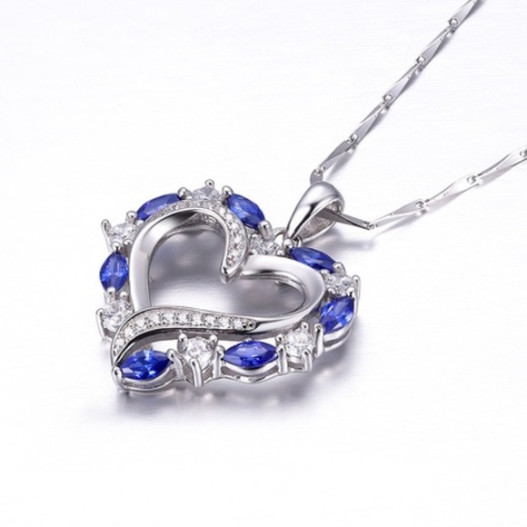 Jewelry - STERLING SILVER TANZANITE HEART